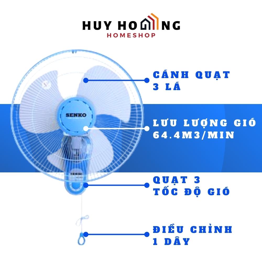 Quạt treo tường 1 dây Senko T1680 ( Màu ngẫu nhiên) - Hàng chính hãng