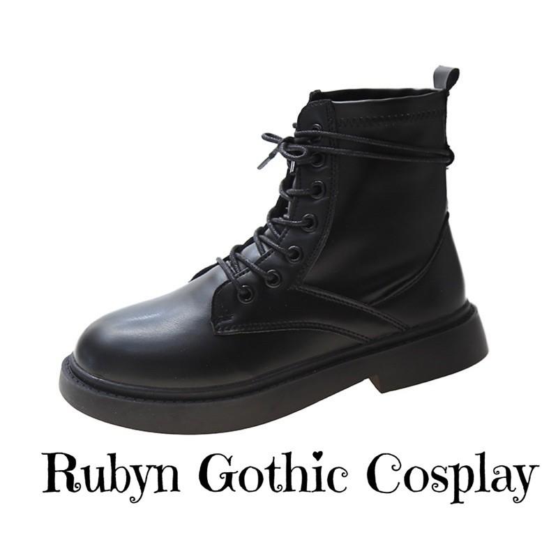 Giày Boots Chiến Binh Cổ Lửng Siêu Ngầu ( Size 35 ~ 40 )