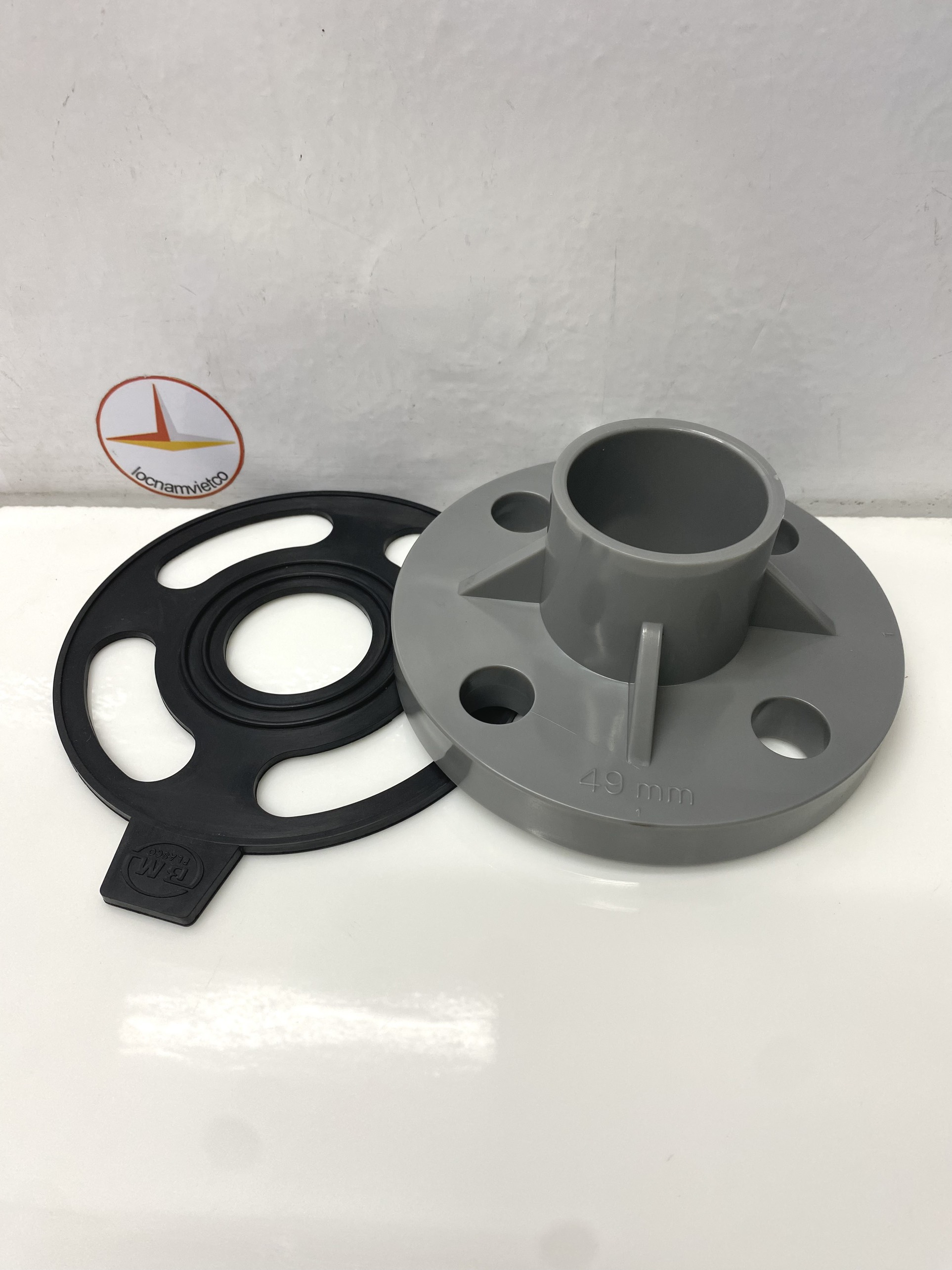 Mặt bích 49 nhựa PVC Bình Minh (Flange)- MB49