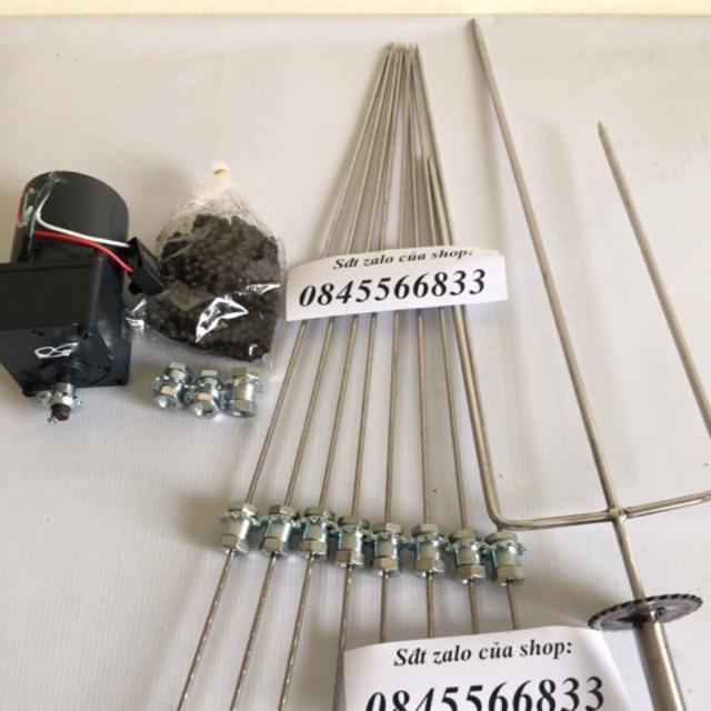 Mô tơ giảm tốc 220v 15w - chế lò quay tự động