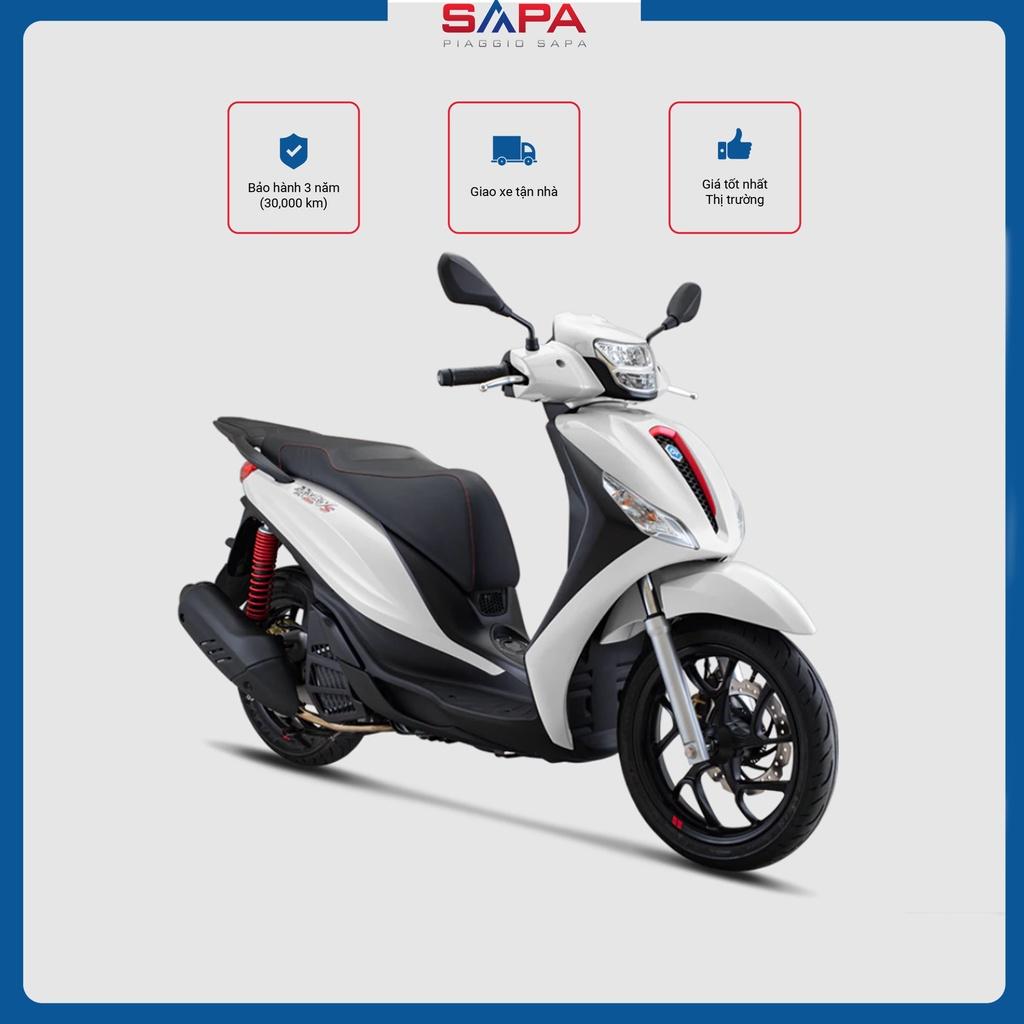 Xe Tay Ga Piaggio Medley S 150 Màu Trắng Bianco Luna