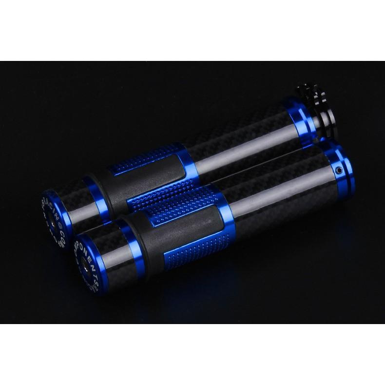 Tay ga xe máy 22mm chất liệu sợi cacbon cao cấp