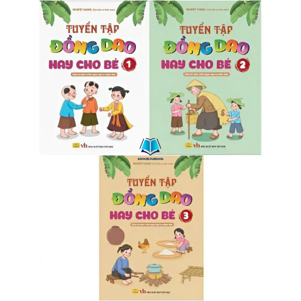 Sách - Tuyển Tập Đồng Dao Hay Cho Bé - Giúp bé phát triển ngôn ngữ và nhận thức
