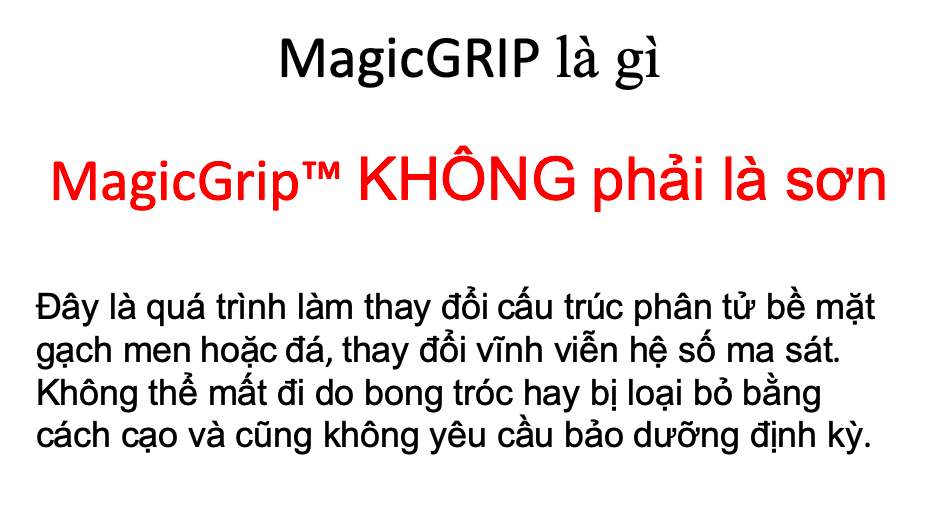 Hóa chất chống trơn