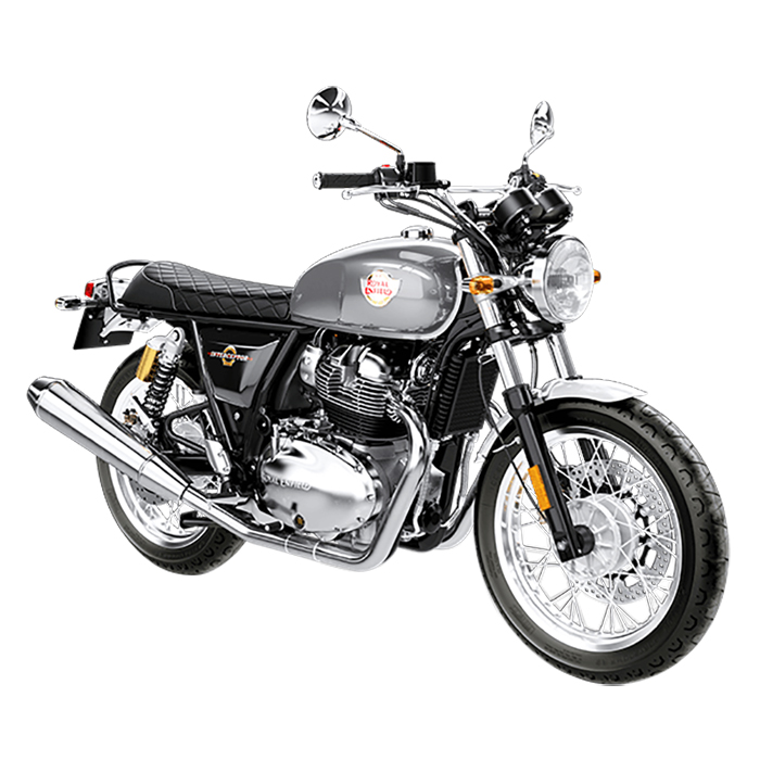 Xe Moto Royal Enfield Interceptor - Bạc Bóng