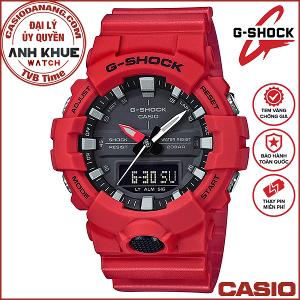 Đồng hồ nam dây nhựa Casio G-Shock chính hãng GA-800-4ADR