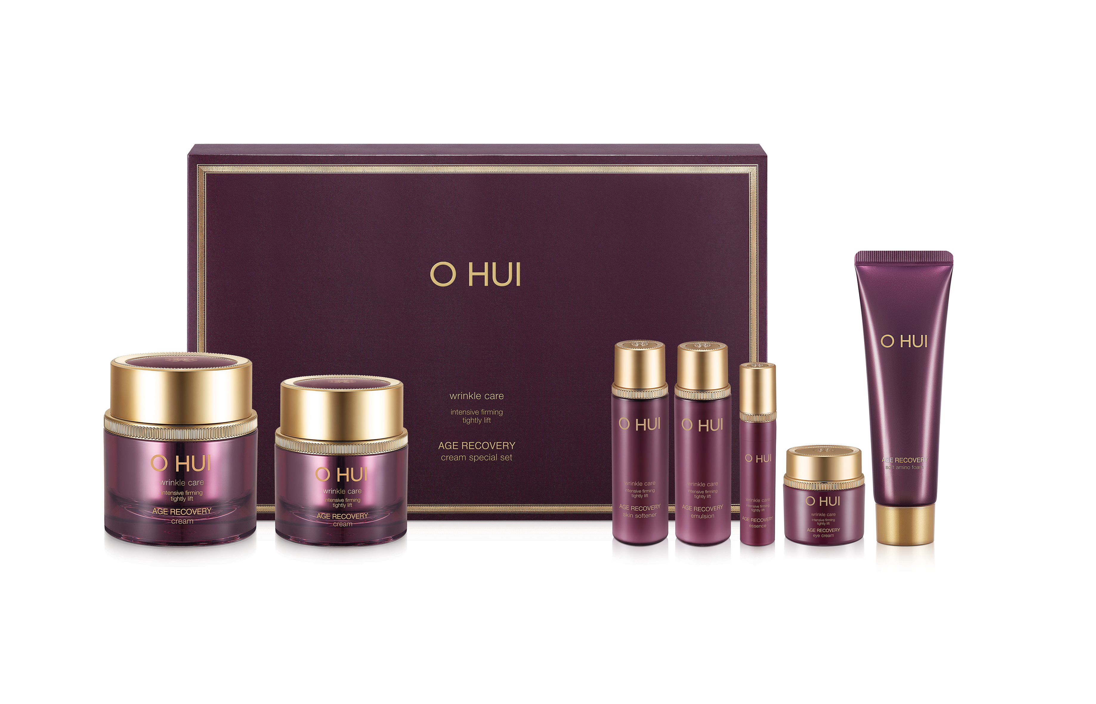 Bộ kem dưỡng phục hồi da lão hoá OHUI Age Recovery Special Set 133ml