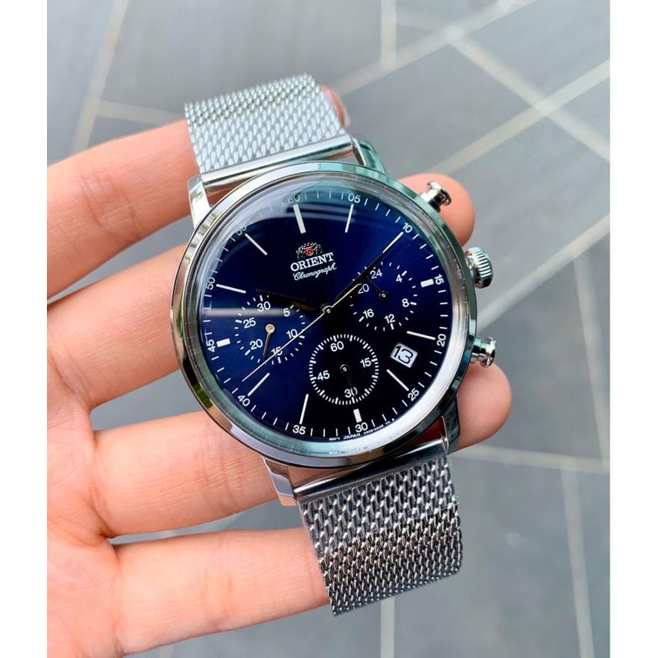 Đồng Hồ Nam Dây Thép Orient Quartz RA-KV0401L