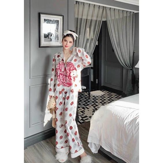 BỘ PYJAMA HOẠ TIẾT CLC 017 QUẢNG CHÂU CAO CẤP