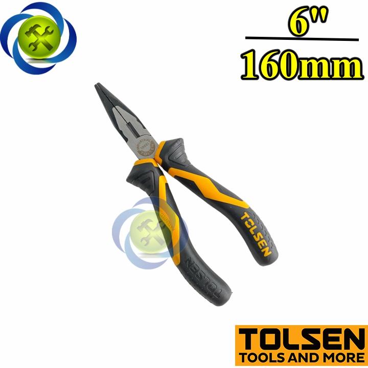 Kìm nhọn Tolsen 10021 dài 160mm loại công nghiệp
