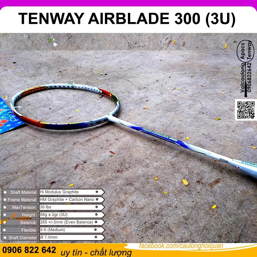 Vợt cầu lông Tenway Airblade 300 | Đập cầu xé gió, kiểm soát cầu tốt, màu sắc hiện đại trẻ trung