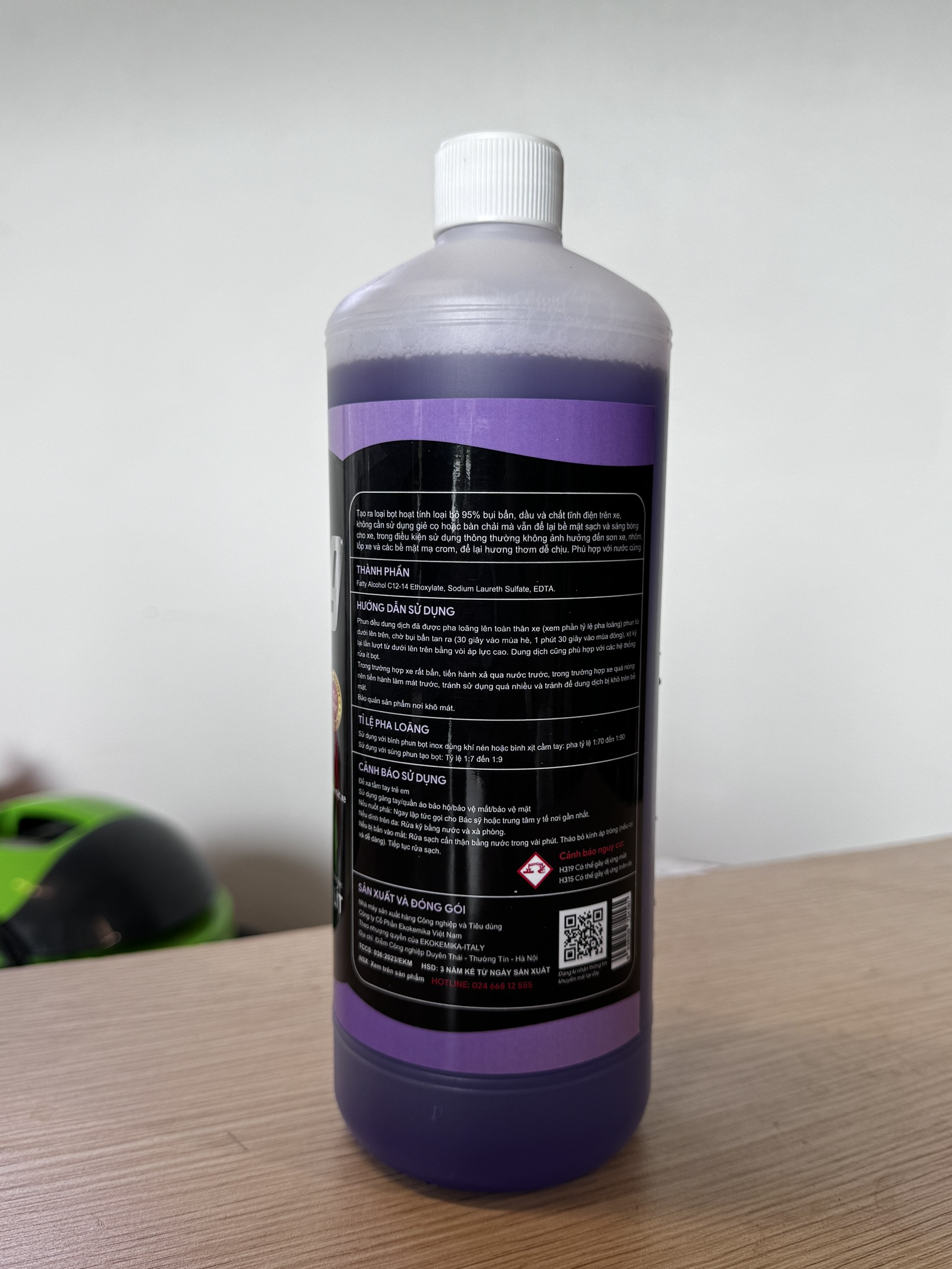 DUNG DỊCH RỬA XE MÁY Ô TÔ KHÔNG CHẠM EKOKEMIKA TREX-9 -1L