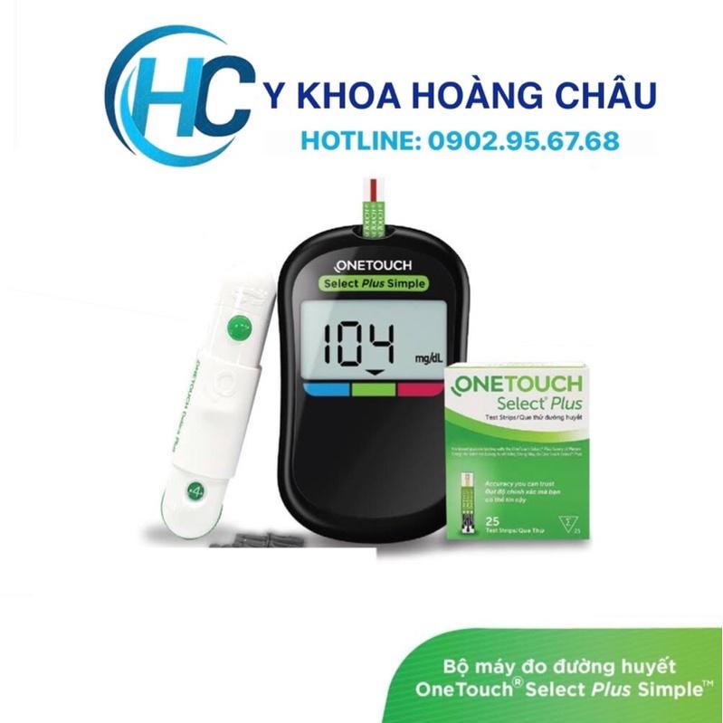 Máy đo đường huyết OneTouch Select Plus Simple (Tặng kèm lọ 25 que thử