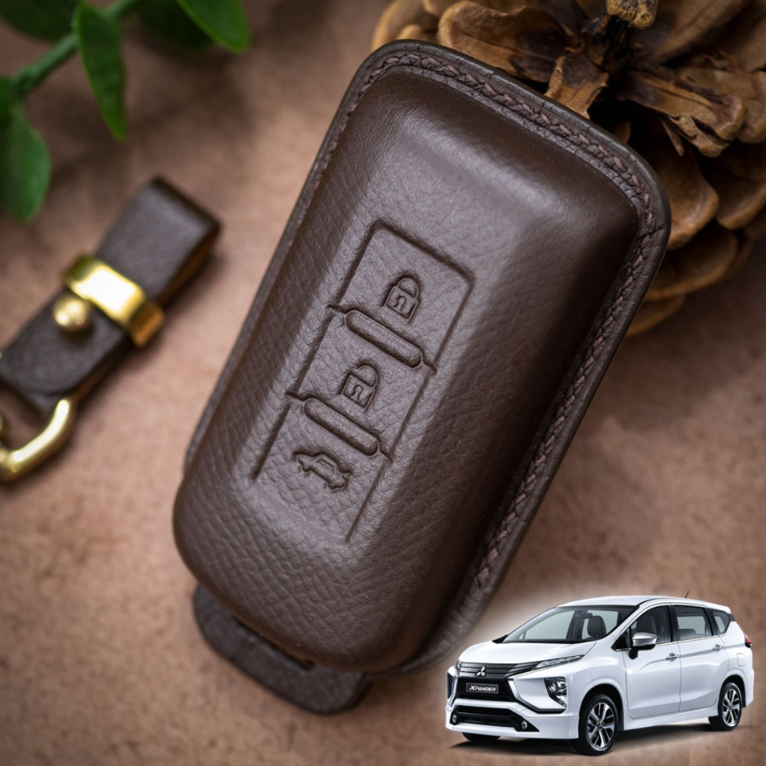 Bao Da Chìa Khóa ô tô Mitsubishi Xpander | Bọc chìa khóa ô tô da thật khâu tay