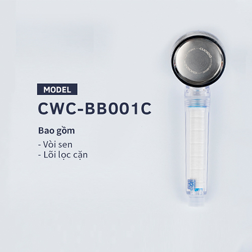 Bộ lọc nước vòi sen CWC-BB001C Cuckoo - HÀNG CHÍNH HÃNG