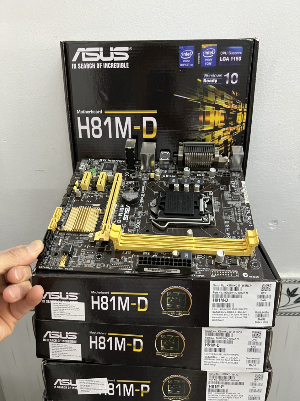 Bo Mạch Chủ (Mainboard) ASUS H81M-D (HÀNG CHÍNH HÃNG)