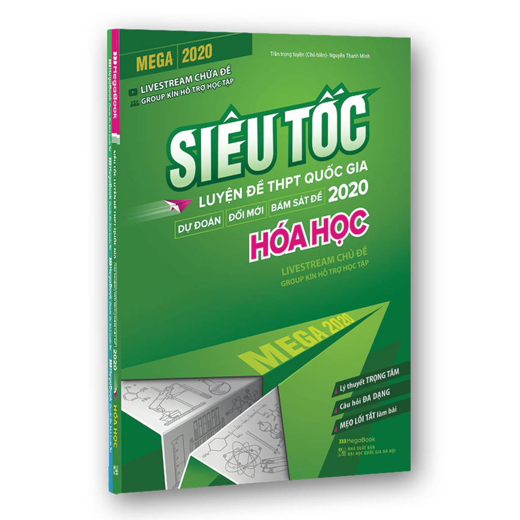 Combo Maga Siêu Tốc:  Mega 2020 - Siêu Tốc Luyện Đề THPT Quốc Gia 2020 Tiếng Anh + Mega 2020 - Siêu Tốc Luyện Đề THPT Quốc Gia 2020 Hóa Học (Bí quyết vượt vũ môn kì thi đại học , học tại nhà)