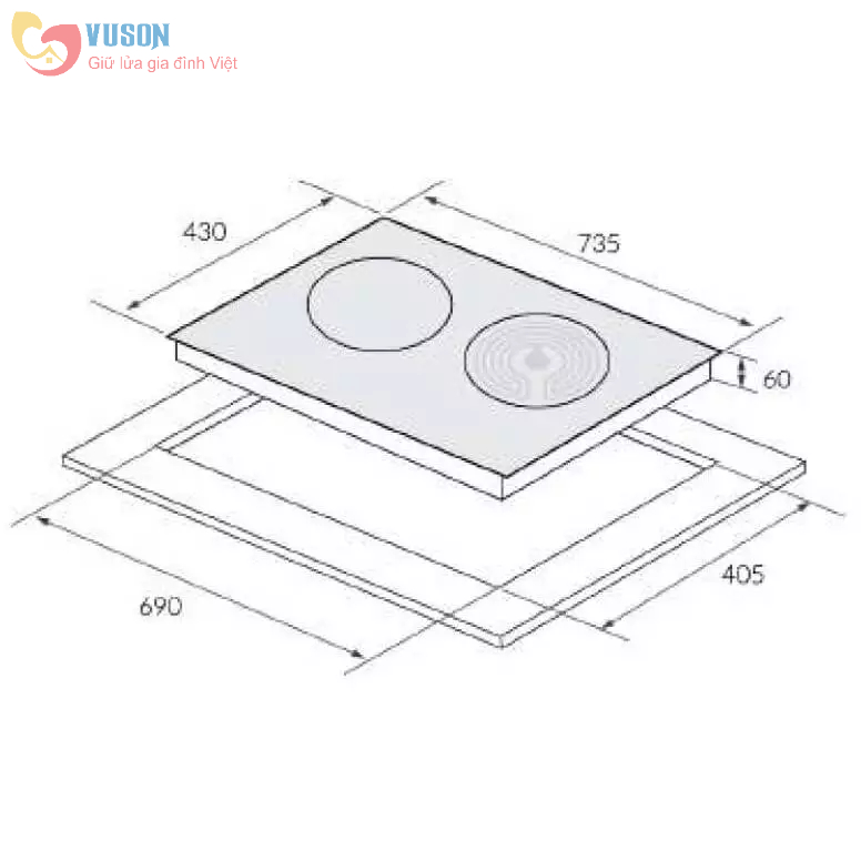 Bếp Từ Eurosun EU-T210PRO - Hàng chính hãng