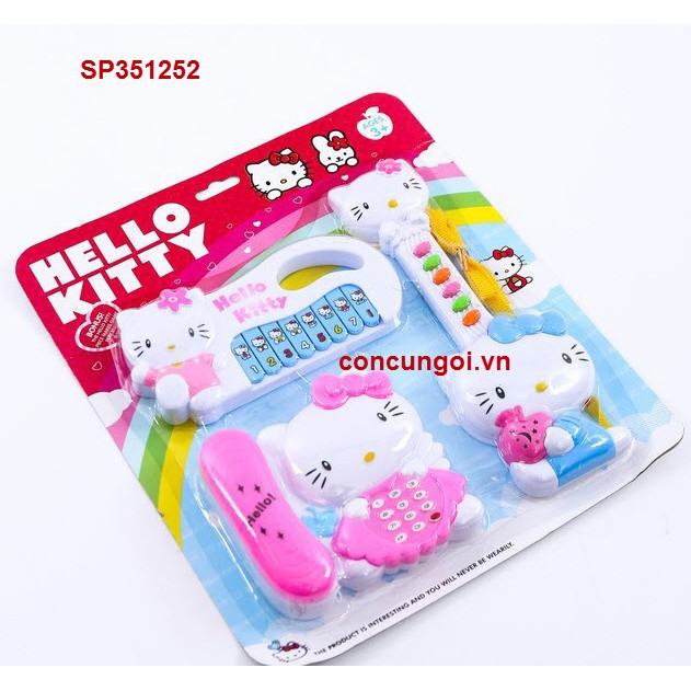 Đồ Chơi VỈ đàn organ đt bàn đàn ghita pin Kitty , 1227 - SP351252