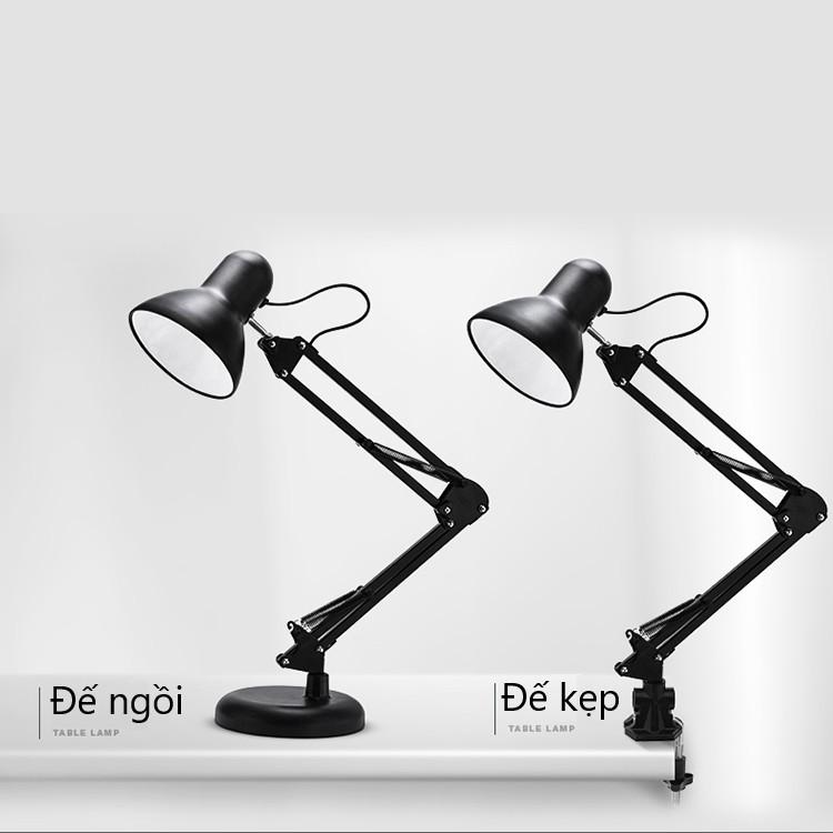 Đèn Học Để Bàn Chống Cận Thị DESK LAMP, Đèn Led Xoay 360 độ Có Chân Kẹp, Ánh Sáng Trung Thực 