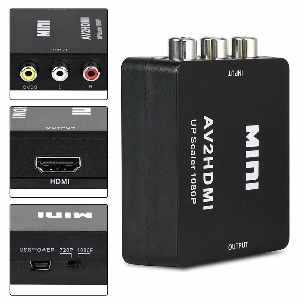 Bộ chuyển đổi sạc USB di động nhỏ có thể điều chỉnh Bộ chuyển đổi độ nét cao 720P / 1080P