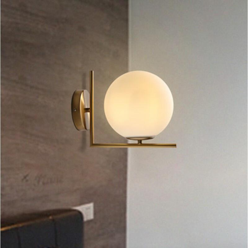Đèn tường cao cấp FLYOS thân kim loại mạ cao cấp kèm bóng LED chuyên dụng