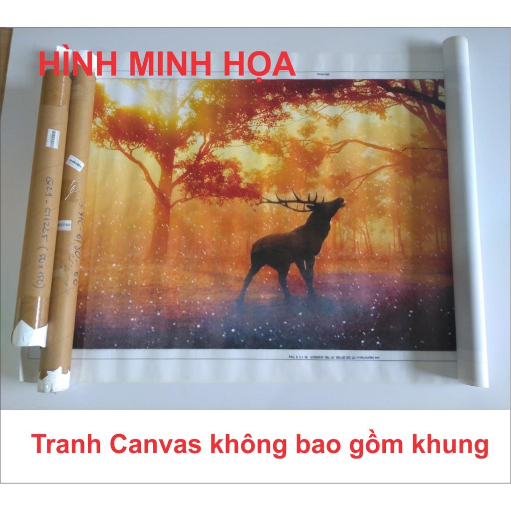 Tranh canvas khổ lớn trang trí phòng khách (KHÔNG KHUNG)