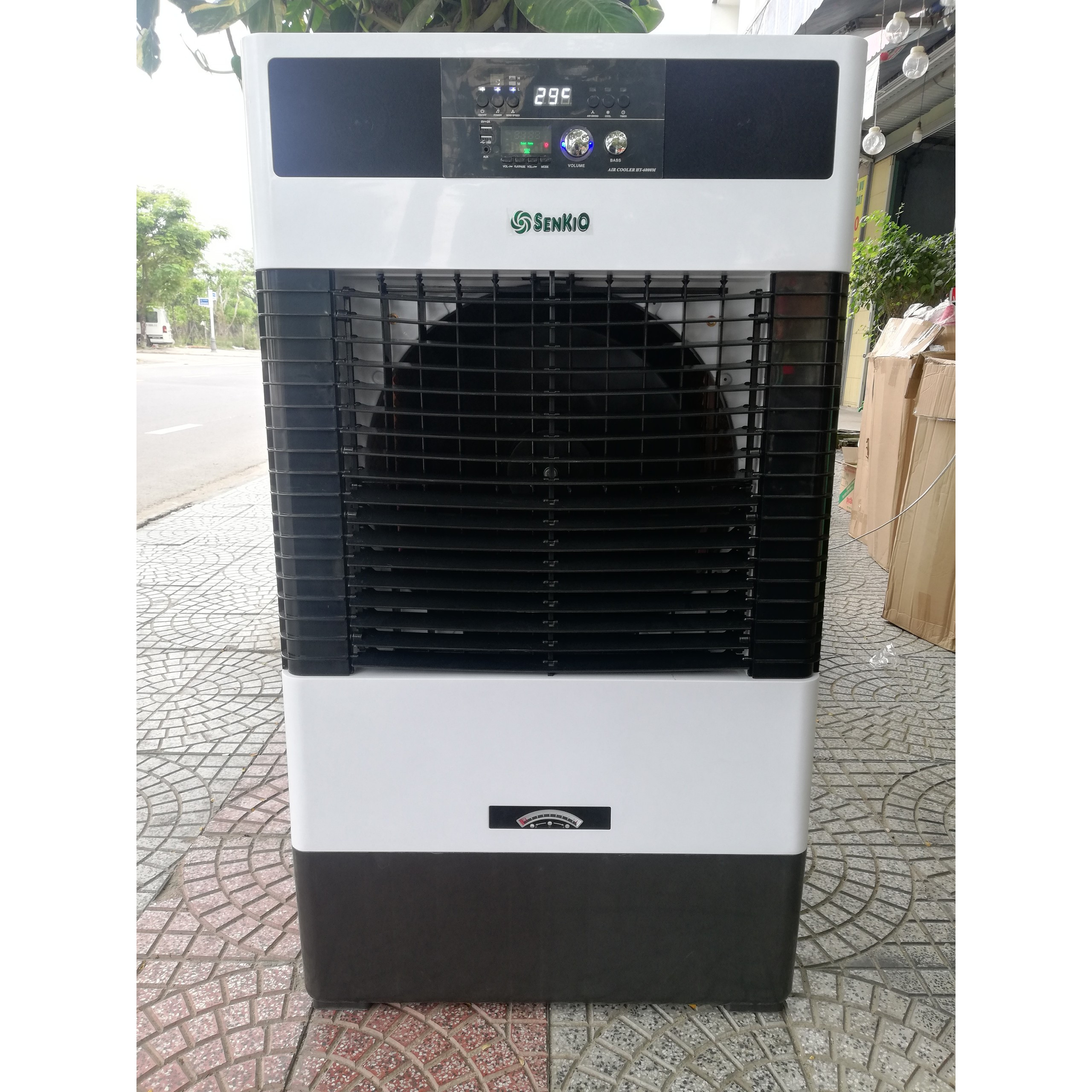 Quạt hơi nước làm mát không khí (có chức năng nghe nhạc Bluetooth) Senkio AirCooler HT-6000M