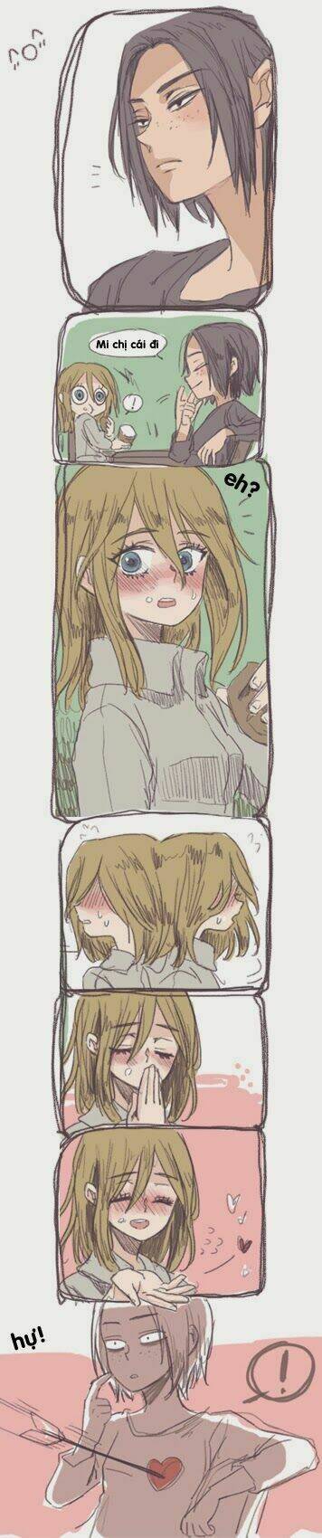 đại chiến titan - doujinshi về các cô gái chapter 23 1