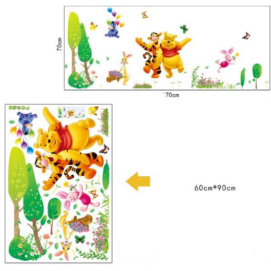 Decal trang trí tường hình gấu TEDDY