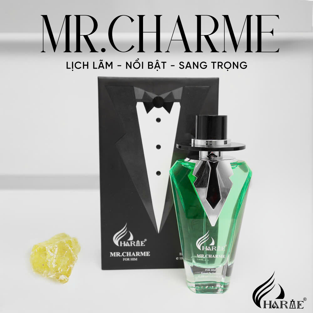 Nước hoa nam Charme Mr.Charme 100ml, Lưu Hương Lâu, Chính Hãng