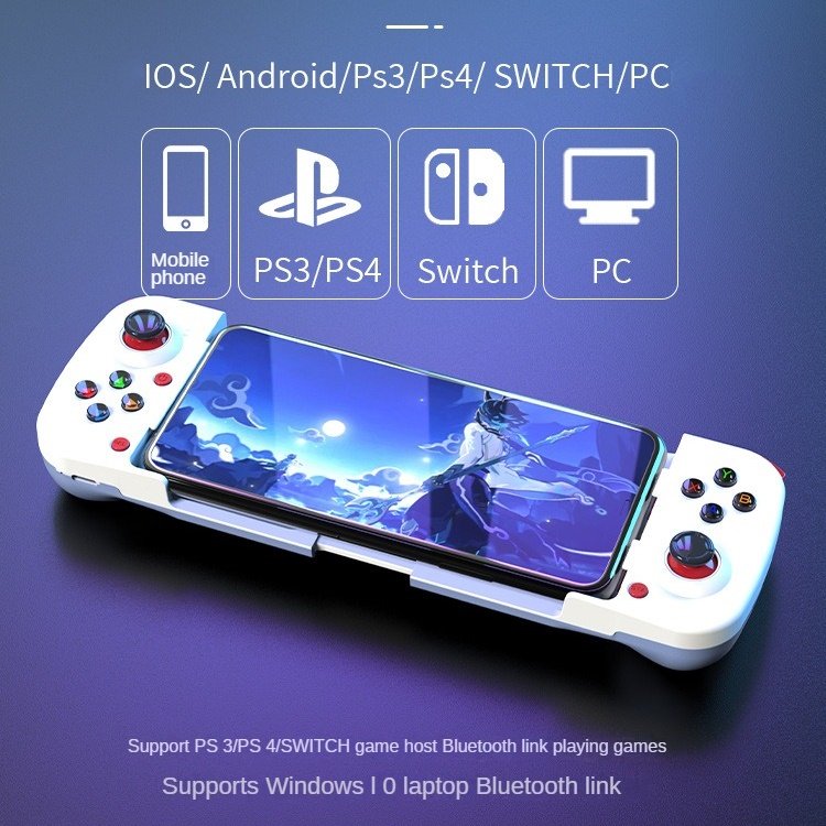 Gamepad Tay Game Không dây Bluetooth D3 đa nền tảng cho máy tính - điện thoại - máy game Console