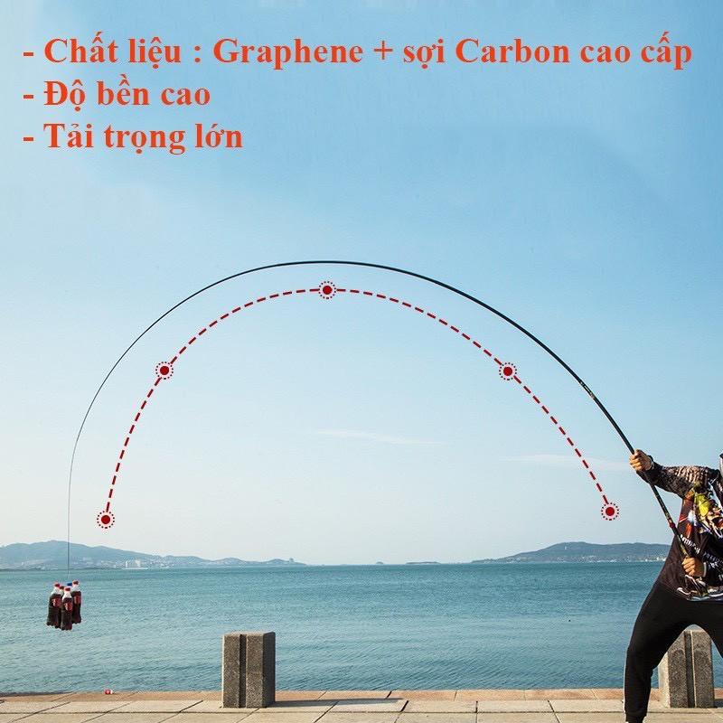 Cần Câu Tay , Cần Câu Đơn 5H TAWA Hắc Phụng Đủ Size + Tặng Nhẫn Cần Câu