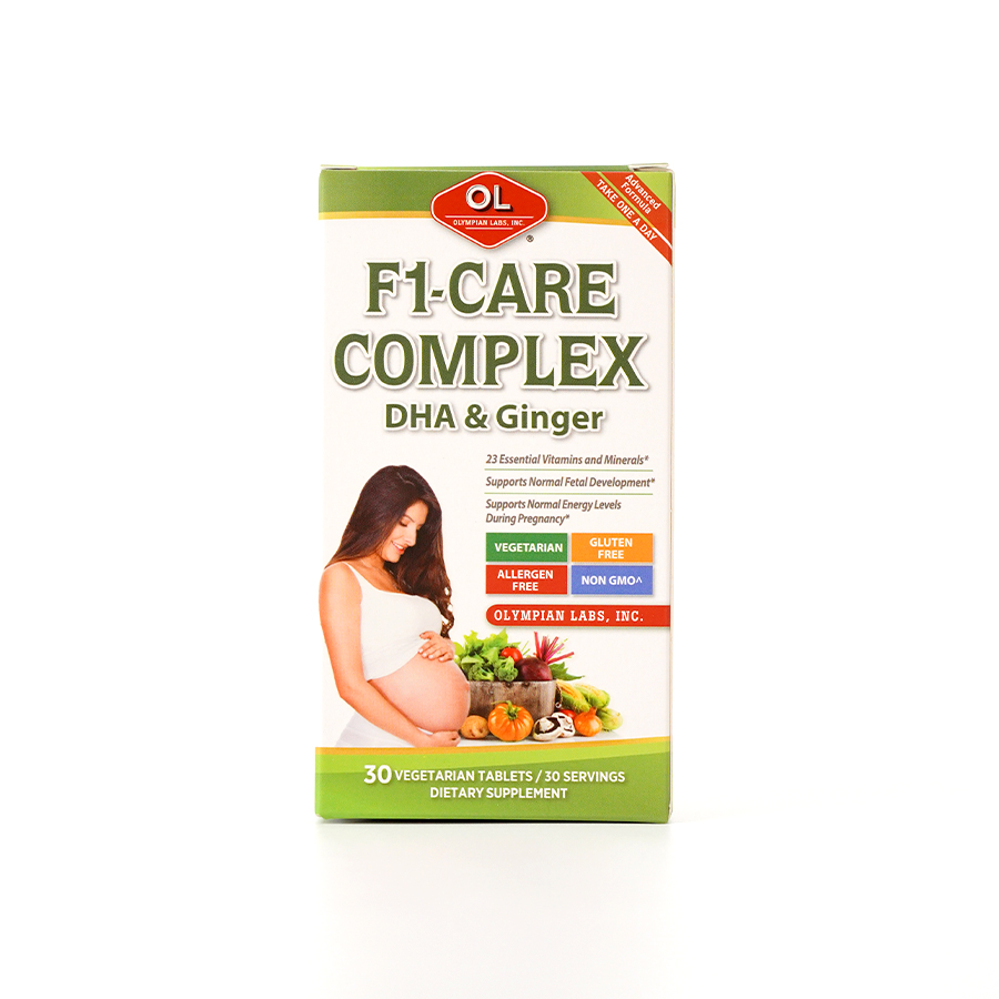 Vitamin tổng hợp số 1 cho bà bầu Olympian Labs F1- Care Complex - Hộp 30 viên