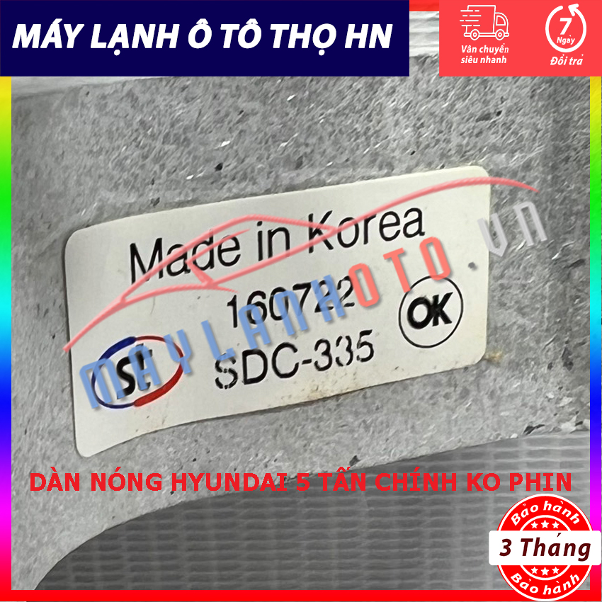 Dàn nóng Hyundai 5 Tấn Chính hàng xịn Hàn Quốc