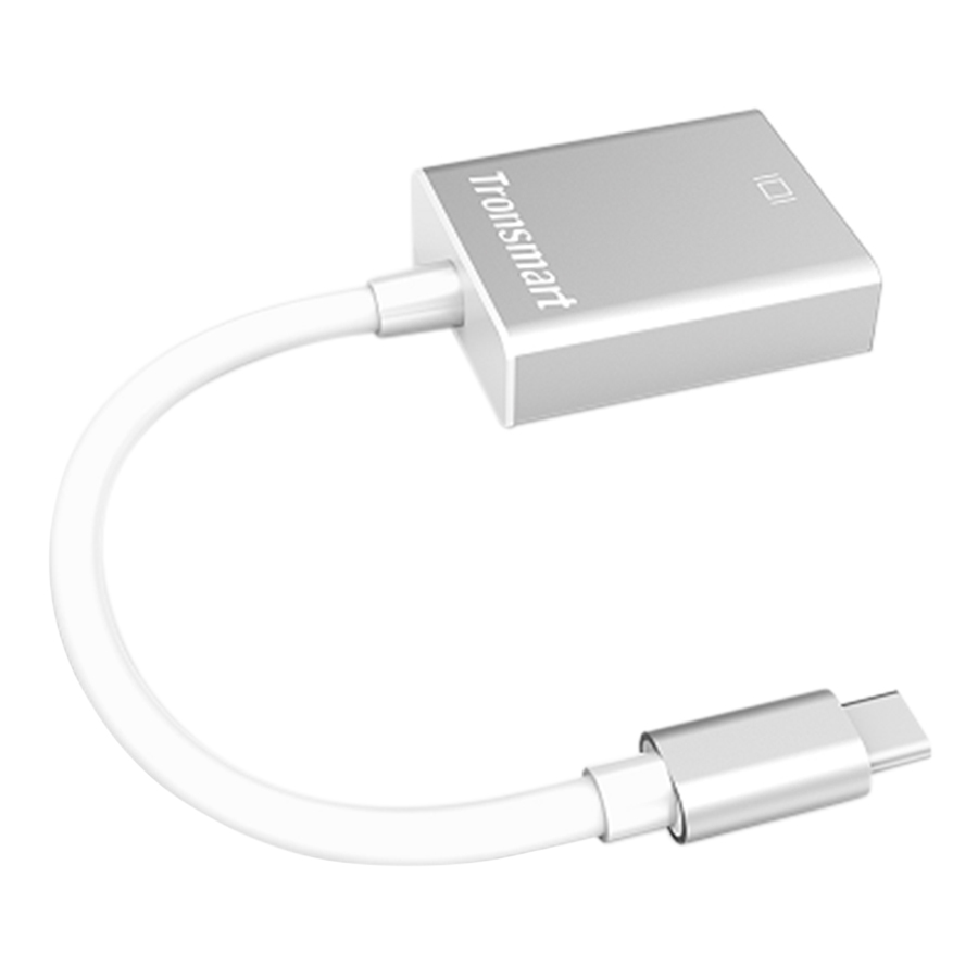 Bộ Chuyển Đổi Từ USB-C 3.0 Sang HDMI (Hỗ Trợ 4k) Tronsmart CTH01 (Trắng) - Hàng Chính Hãng