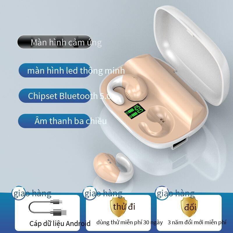 Tai nghe bluetooth không dây S19 mới được ưa chuộng nhất khái niệm dẫn truyền xương bán trong tai hai tai cảm ứng màn hình kỹ thuật số mẫu riêng phổ quát