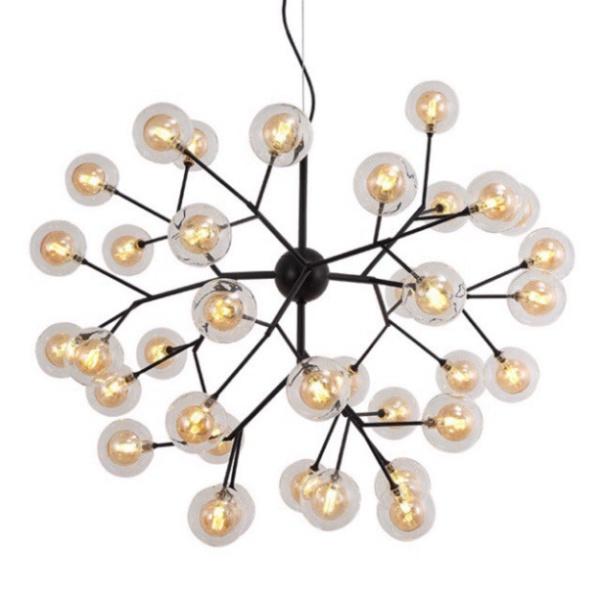 Đèn chùm thả trần trang trí 27 bóng tư thế hiện đại, đèn trần, đèn trang trí, đèn decor DT DDT