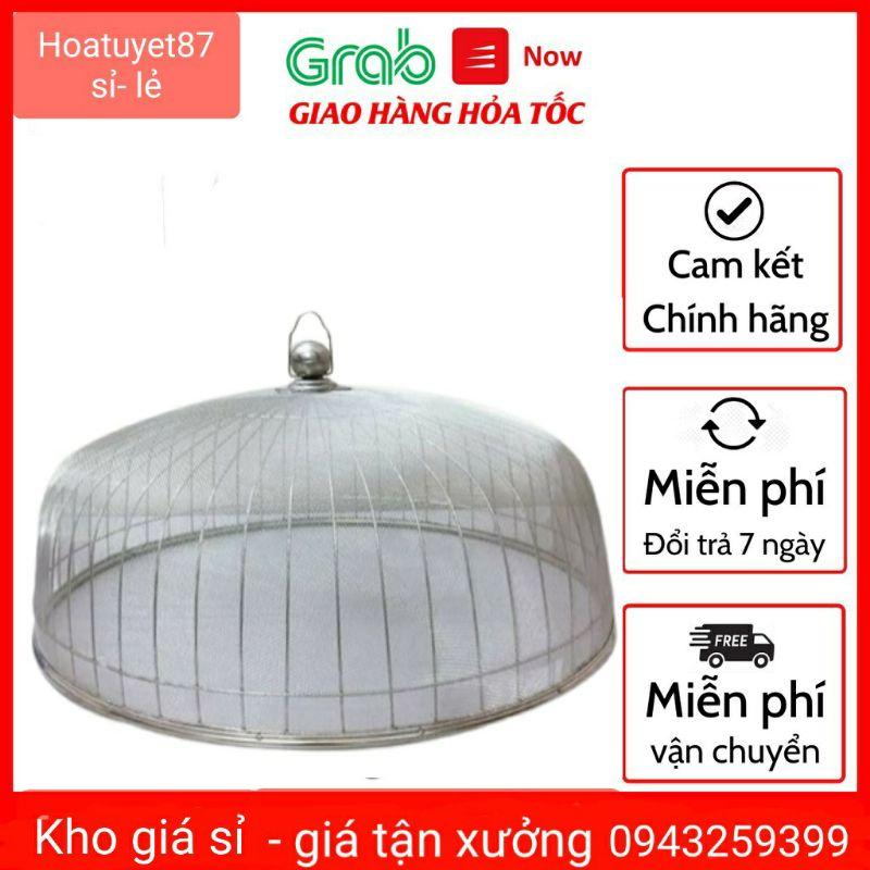 Lồng bàn lưới bằng inox loại dày mắt lưới nhỏ loại đẹp