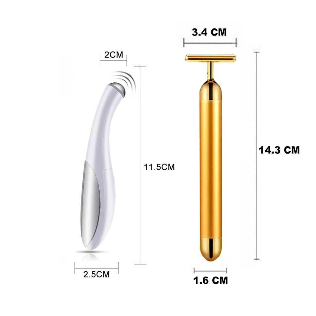 Combo 02 Máy Massage Rung Châm Cứu Không Dây Châm Cứu Mát Xa Mini Nhỏ Gọn FS1081