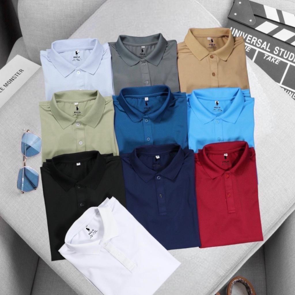 ÁO THUN NAM CÁ SẤU POLO TRƠN ĐẸP Y HÌNH