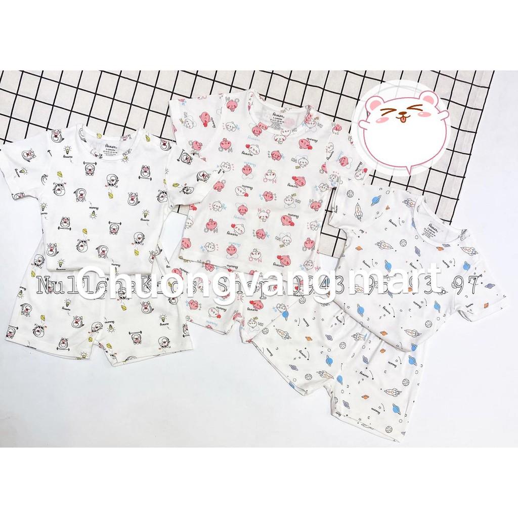 Bộ cộc cài vai Avaler chất Petit hoạ tiết cho bé