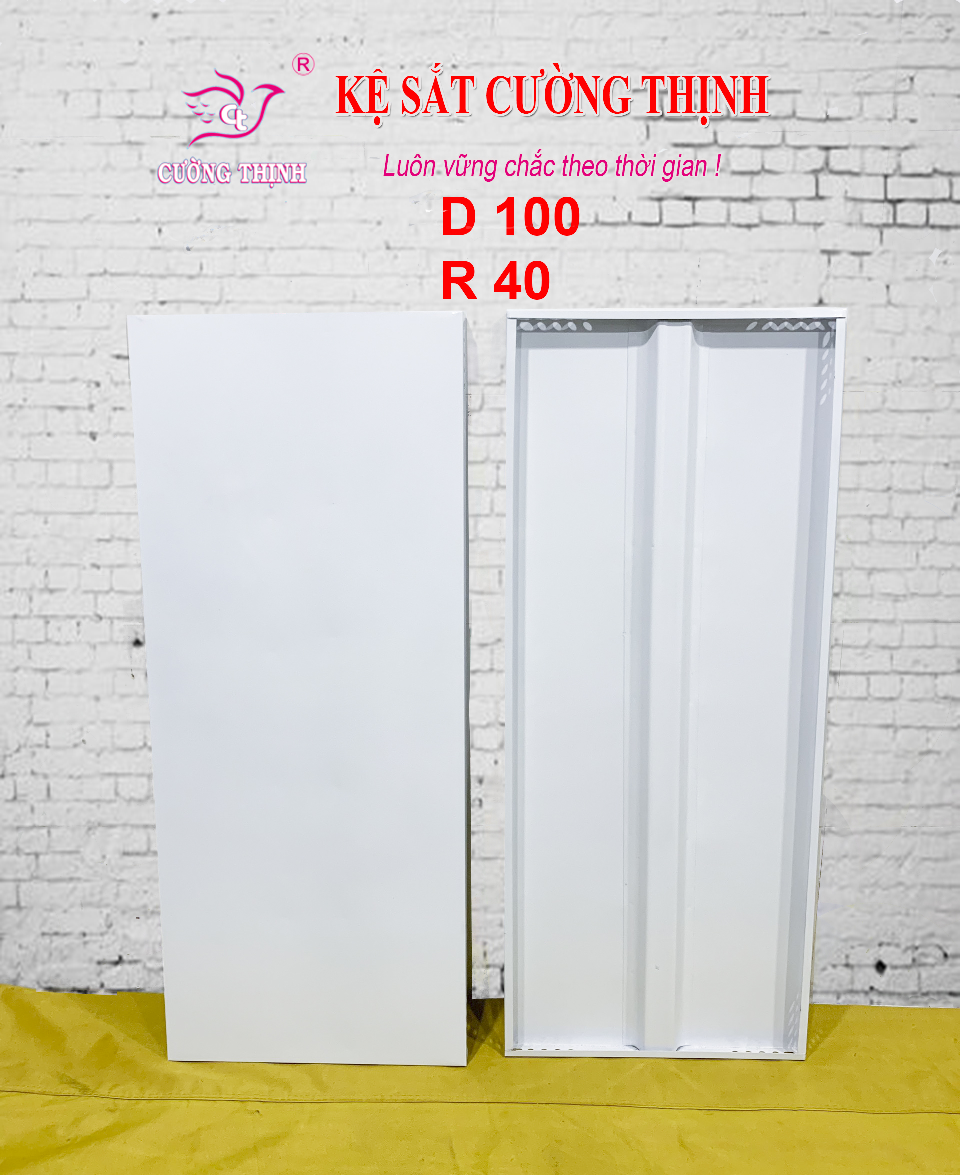 Kệ sắt đa năng 4 tầng, dài 1m, rộng 0,4m, cao 1,5m