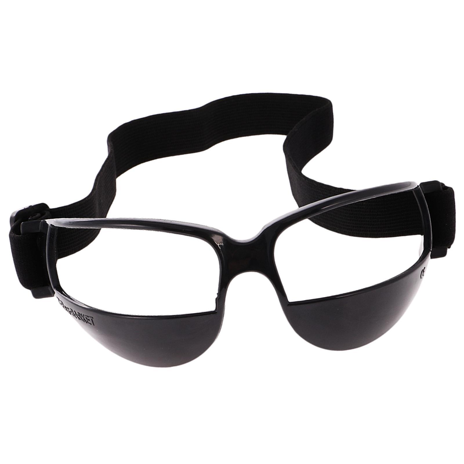 12 Pieces/Set Anti Down Basketball Glasses Sports Eyewear Professional Basketball Training Supplies Black