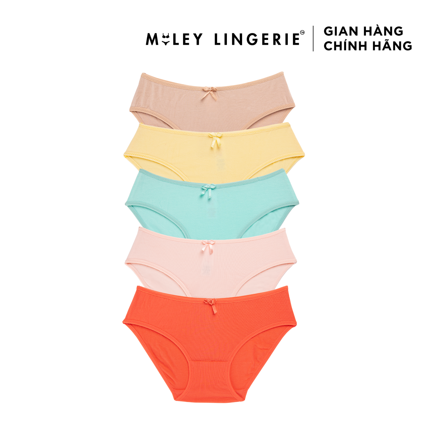 Hình ảnh Bộ 5 quần lót nữ basic Comfort Modal MILEY LINGERIE - Màu ngẫu nhiên