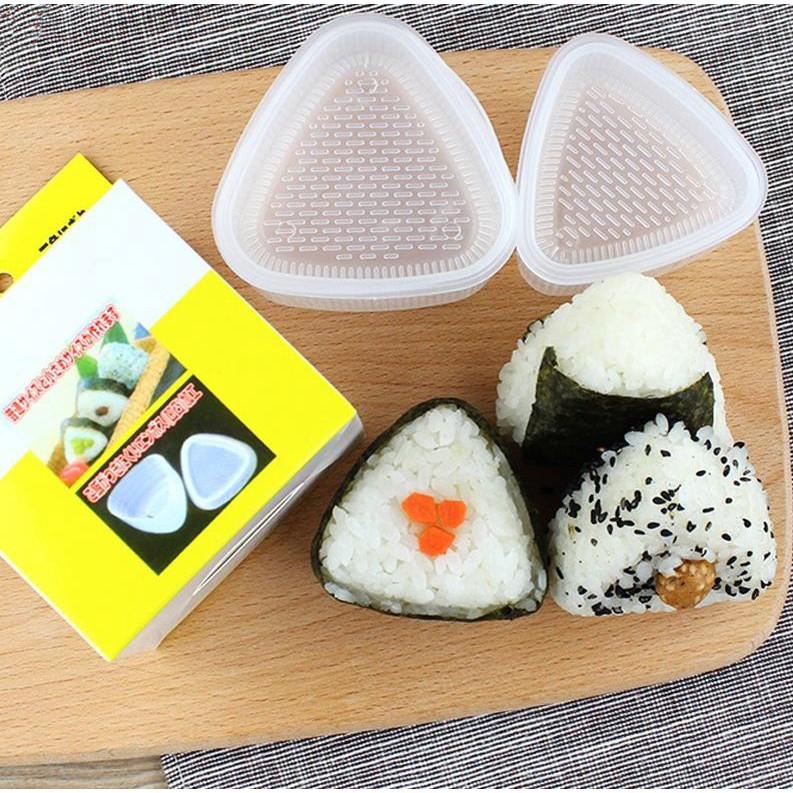 Khuôn Cơm Nắm Bento Khuôn Ép Cơm Sushi Onigiri Kiểu Nhật cho bé ăn dặm