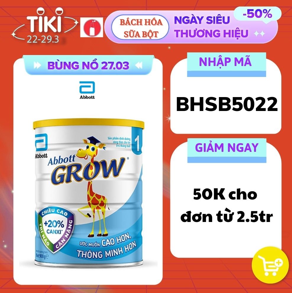 Sữa Bột Abbott Grow 1 900g