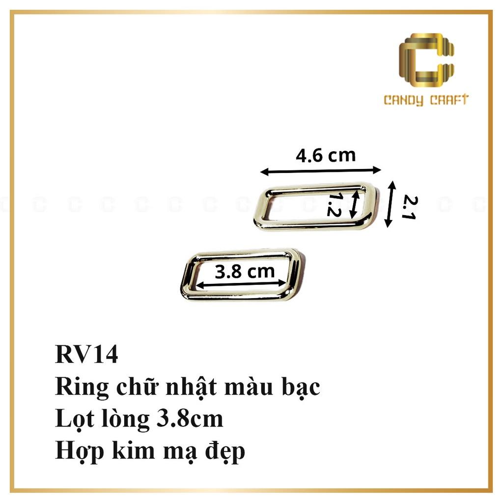 Khoen vuông (chữ nhật) màu Bạc