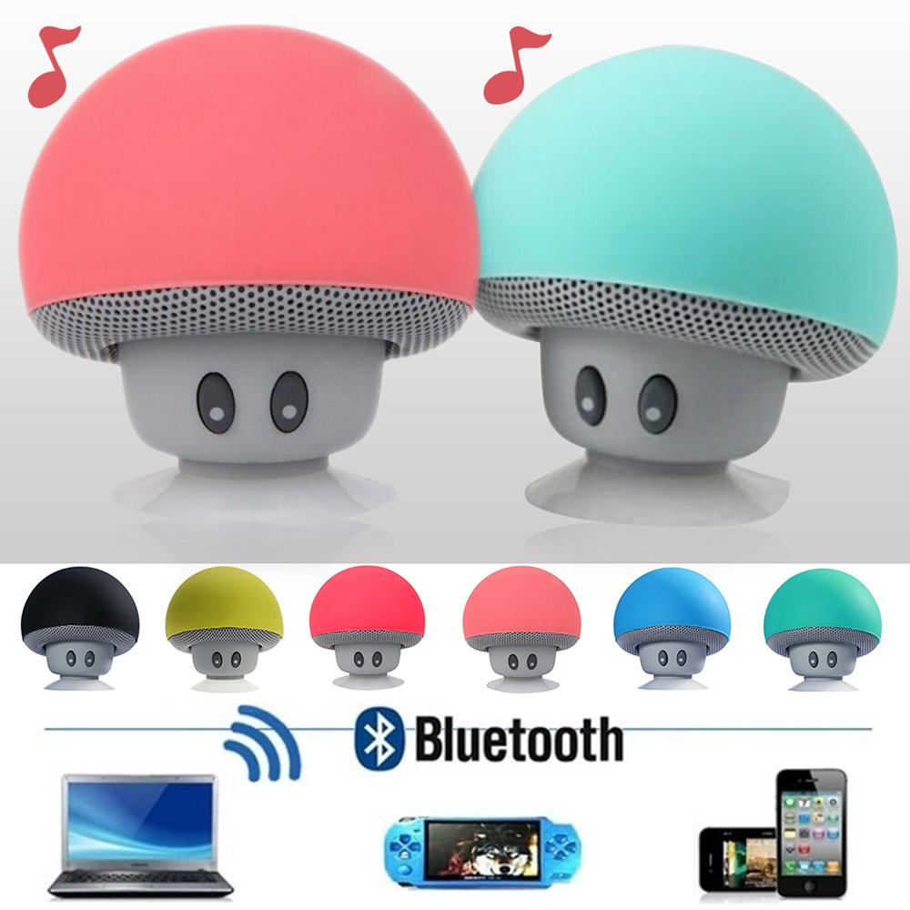 Loa Nấm loa Bluetooth loa không dây Bluetooth 5.1 Loa loa siêu loa cho máy tính xách tay máy tính xách tay máy tính xách tay: màu hồng