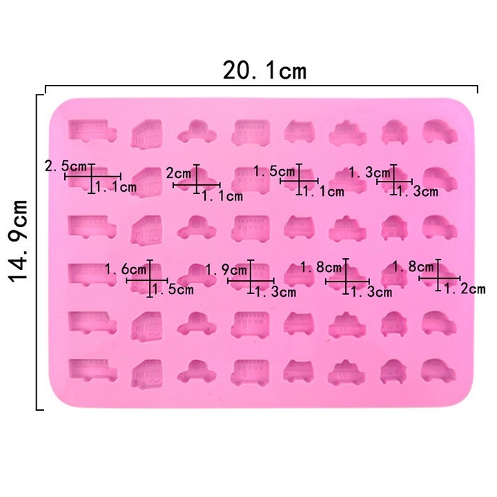Khuôn silicon làm kẹo dẻo